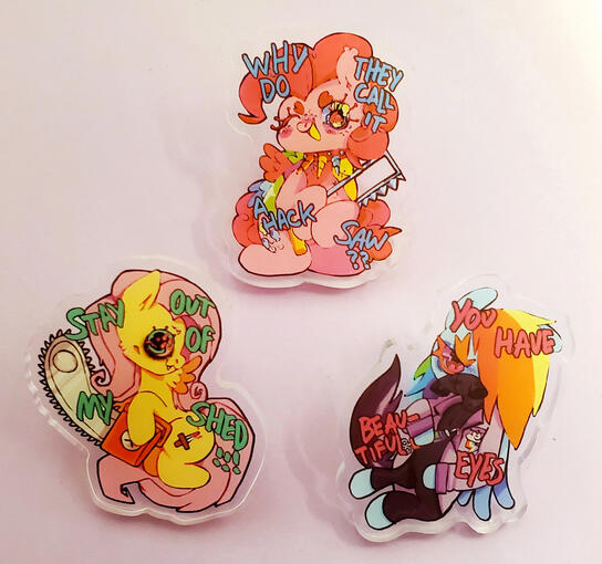 Pony Acrylic Pins